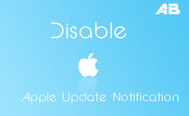 disable notification on windows of apple