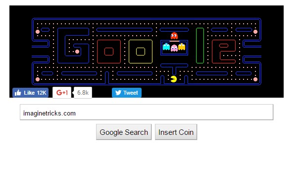 Google Gravity Pacman
