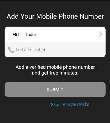 Make Whatsapp with international number