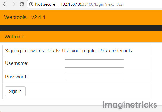 plex webtools only gives me ip addresses